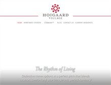 Tablet Screenshot of hoigaardvillage.com
